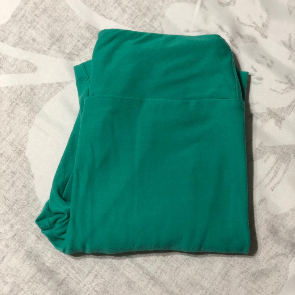 Teal Tween-sized leggings